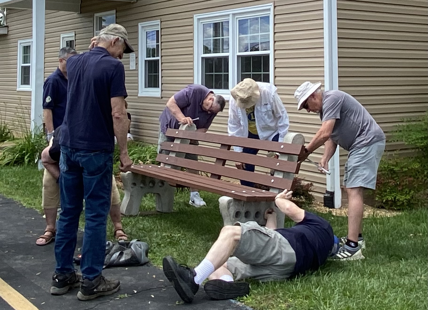 Installing a Lion Bench